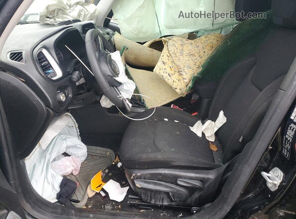 ZACNJCAB8MPM48519 2021 JEEP RENEGADE Black Vista interior delantera