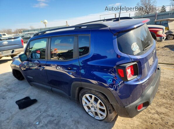 ZACNJCBB0MPM32782 2021 JEEP RENEGADE Blue Trasero izquierdo