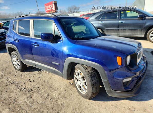 ZACNJCBB0MPM32782 2021 JEEP RENEGADE Blue Delantero derecho
