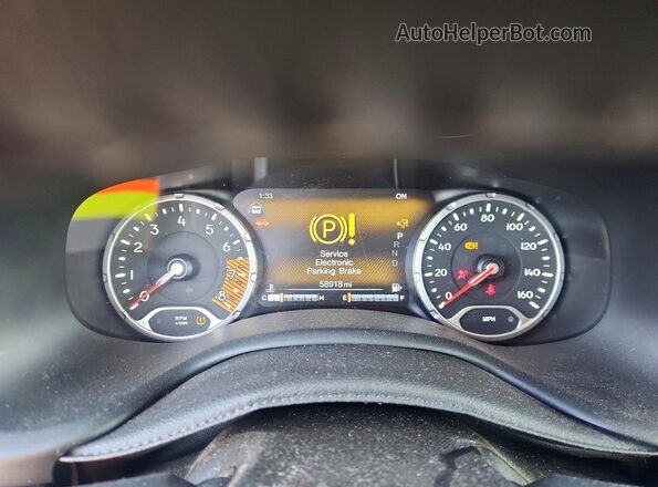 ZACNJCBB5MPM12365 2021 JEEP RENEGADE Blue Вид щитка приладів