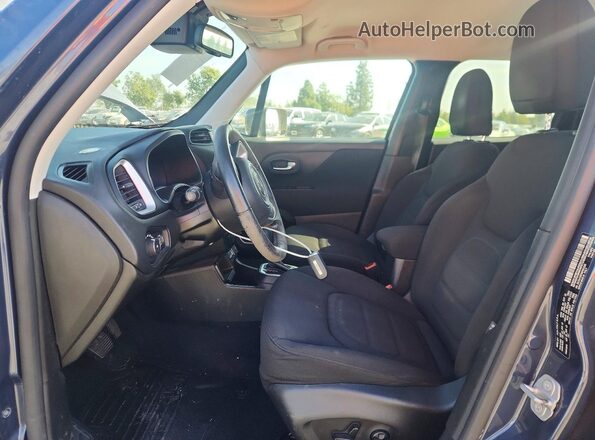 ZACNJCBB5MPM12365 2021 JEEP RENEGADE Blue Вид салону спереду