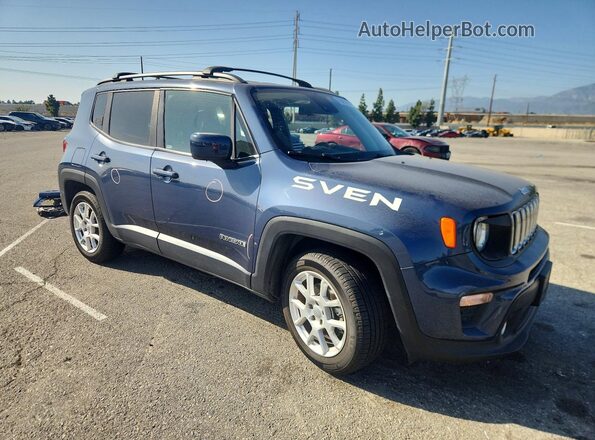 ZACNJCBB5MPM12365 2021 JEEP RENEGADE Blue Передня права чверть
