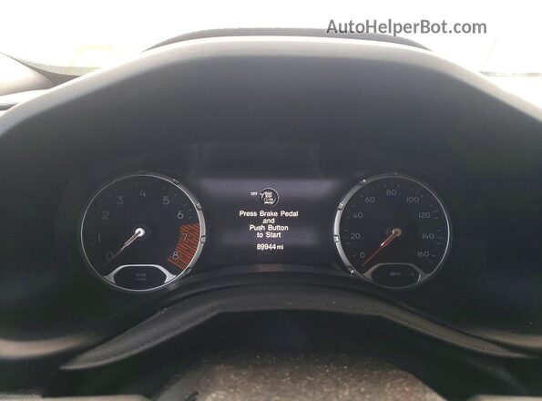 ZACNJCBB5MPN26365 2021 JEEP RENEGADE White Instrument cluster view