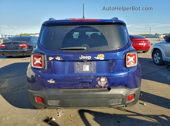 ZACNJCBB7MPM43262 2021 JEEP RENEGADE Blue Вид ззаду