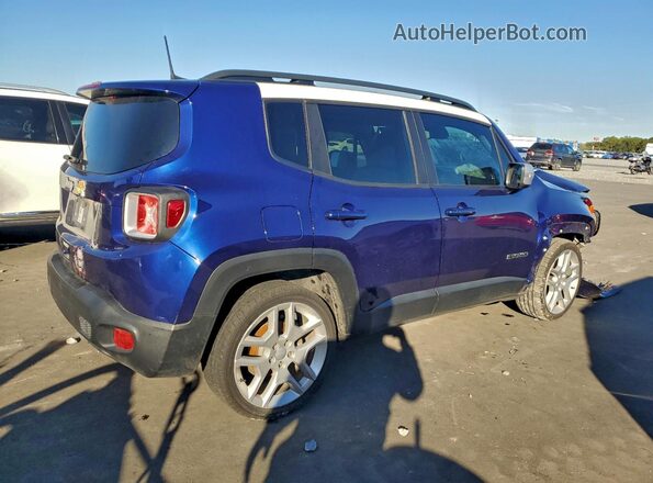 ZACNJCBB7MPM43262 2021 JEEP RENEGADE Blue Задня права чверть