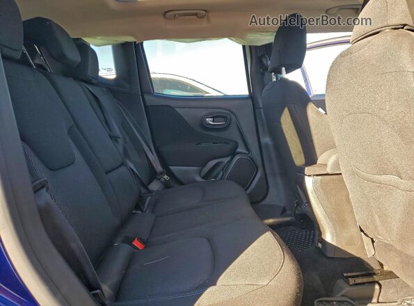 ZACNJCBB7MPM43262 2021 JEEP RENEGADE Blue Вид задньої частини салону