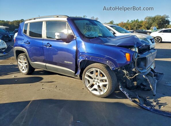 ZACNJCBB7MPM43262 2021 JEEP RENEGADE Blue Передня права чверть