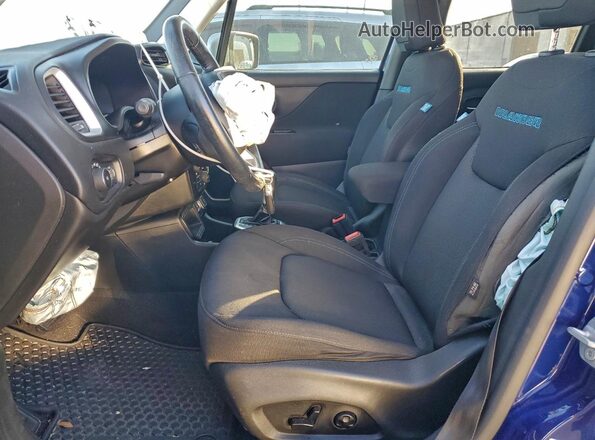 ZACNJCBB7MPM43262 2021 JEEP RENEGADE Blue Вид салону спереду