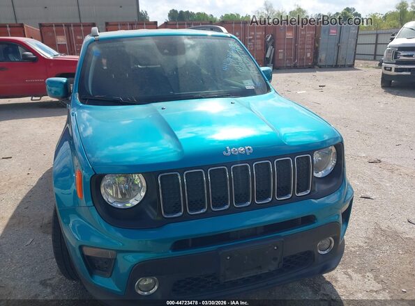 ZACNJCBB9MPN14297 2021 JEEP RENEGADE Blue ხელსაწყოთა პანელის ხედი