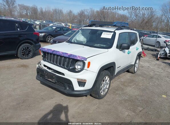 ZACNJDA17NPN58508 2022 JEEP RENEGADE Белый Передняя левая четверть