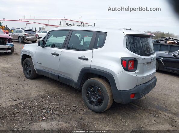 ZACNJDAB1MPN16374 2021 JEEP RENEGADE Silver Rear left