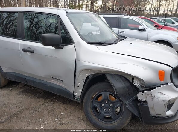 ZACNJDAB1MPN16374 2021 JEEP RENEGADE Silver Front view