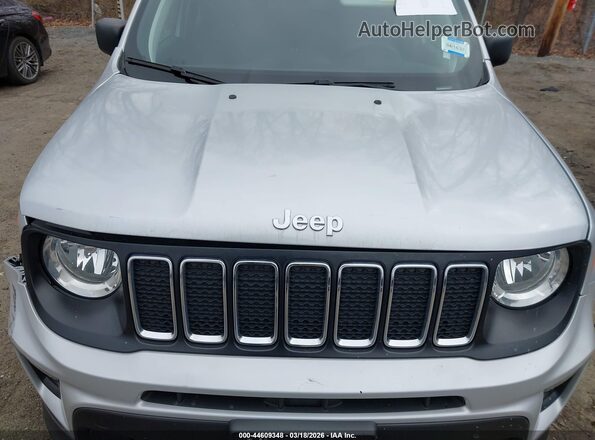 ZACNJDAB1MPN16374 2021 JEEP RENEGADE Silver Rear view