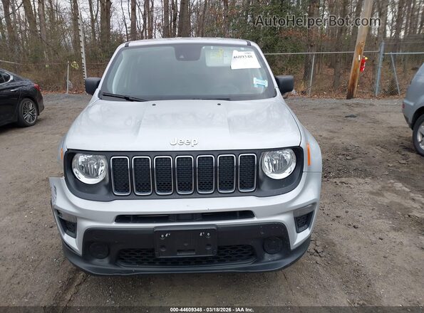 ZACNJDAB1MPN16374 2021 JEEP RENEGADE Silver Instrument cluster view