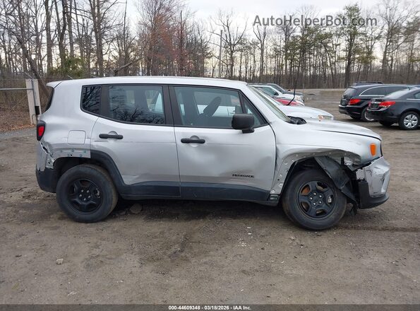 ZACNJDAB1MPN16374 2021 JEEP RENEGADE Silver Rear interior view