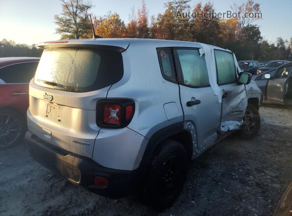 ZACNJDAB1MPN36429 2021 JEEP RENEGADE Silver Tył prawy