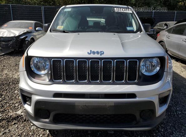 ZACNJDAB1MPN36429 2021 JEEP RENEGADE Silver Widok z przodu
