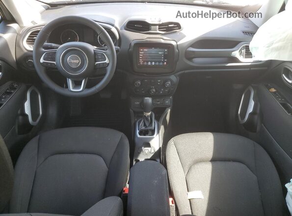 ZACNJDAB1MPN36429 2021 JEEP RENEGADE Silver Widok deski rozdzielczej