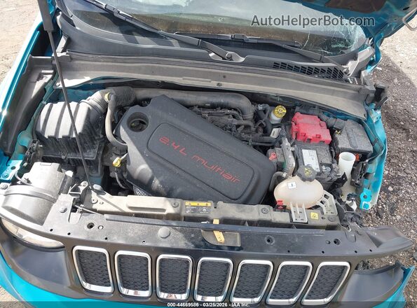 ZACNJDAB2MPM12167 2021 JEEP RENEGADE Turquoise უკანა ხედი