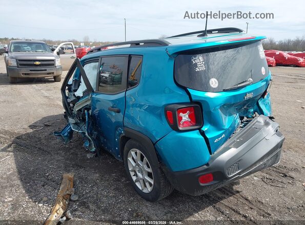 ZACNJDAB2MPM12167 2021 JEEP RENEGADE Turquoise უკანა მარცხენა