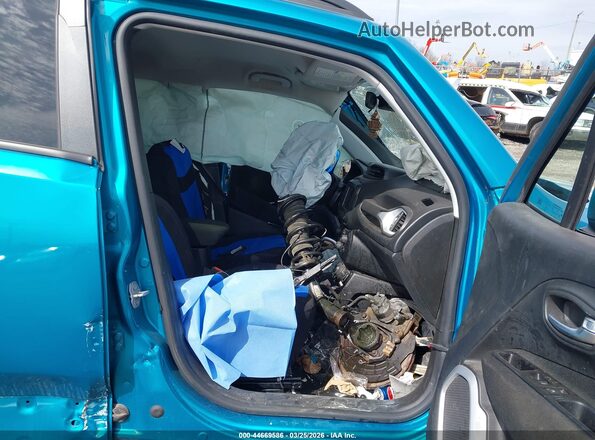 ZACNJDAB2MPM12167 2021 JEEP RENEGADE Turquoise წინა სალონის ხედი