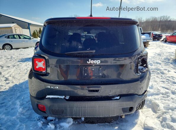 ZACNJDAB5MPM23289 2021 JEEP RENEGADE Black Вид ззаду