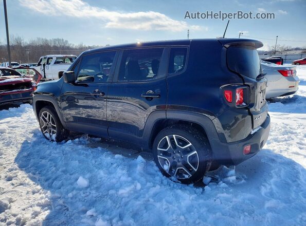 ZACNJDAB5MPM23289 2021 JEEP RENEGADE Black Задня ліва чверть