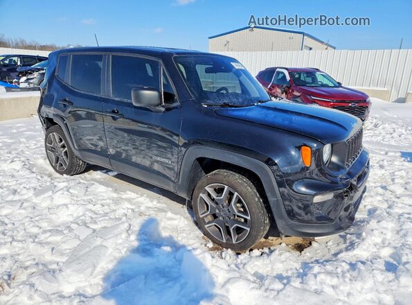 ZACNJDAB5MPM23289 2021 JEEP RENEGADE Black Передня права чверть
