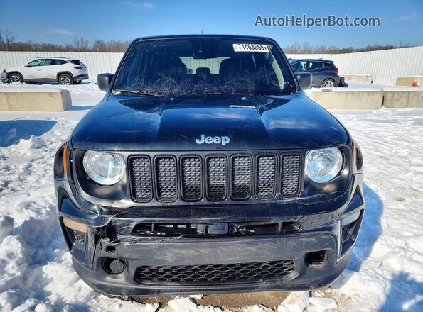 ZACNJDAB5MPM23289 2021 JEEP RENEGADE Black Вид спереду