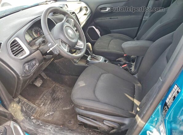 ZACNJDAB5MPM71293 2021 JEEP RENEGADE Turquoise წინა სალონის ხედი
