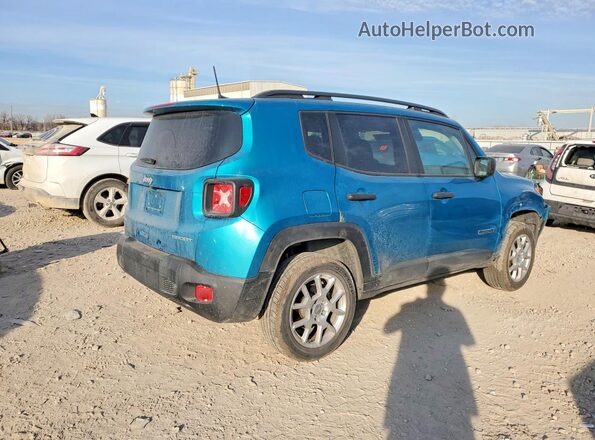 ZACNJDAB5MPM71293 2021 JEEP RENEGADE Turquoise უკანა მარჯვენა