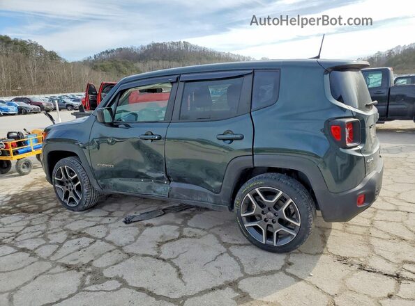 ZACNJDAB8MPM25215 2021 JEEP RENEGADE Green Задня ліва чверть
