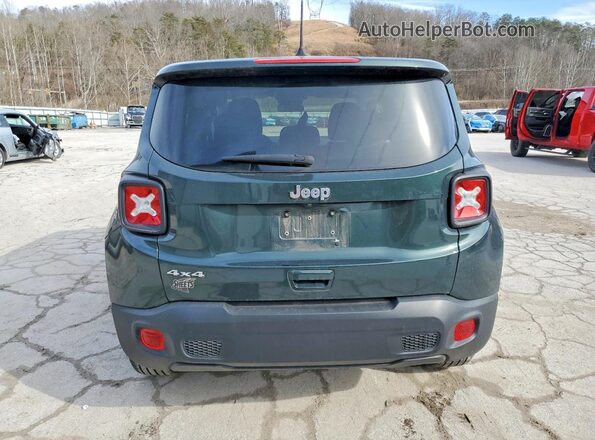 ZACNJDAB8MPM25215 2021 JEEP RENEGADE Green Вид ззаду