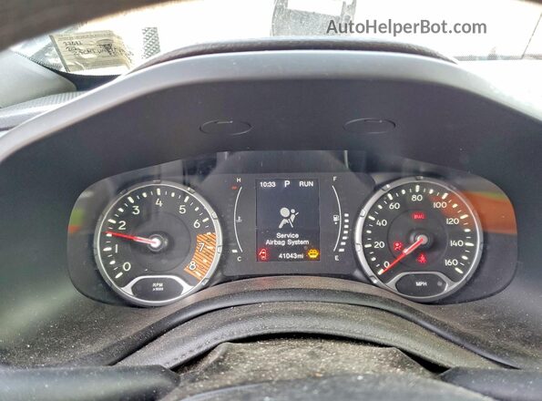 ZACNJDAB8MPM25215 2021 JEEP RENEGADE Green Вид щитка приладів