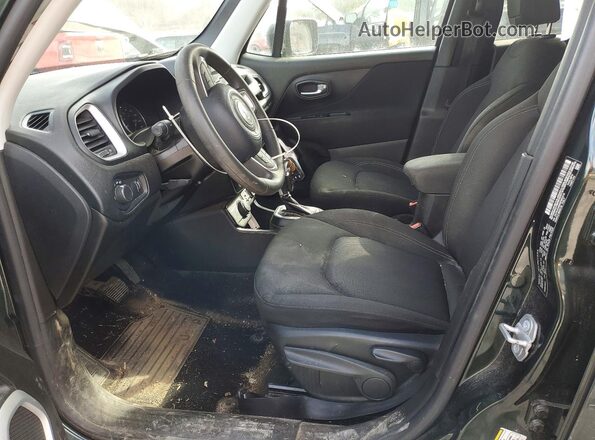 ZACNJDAB8MPM25215 2021 JEEP RENEGADE Green Вид салону спереду