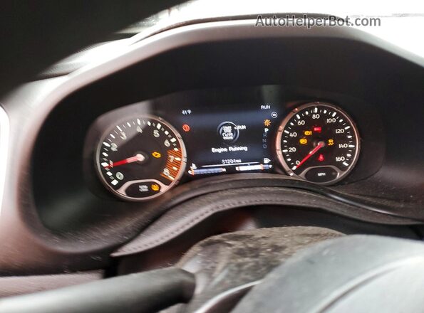 ZACNJDB10MPM28809 2021 JEEP RENEGADE Blue Widok zestawu wskaźników