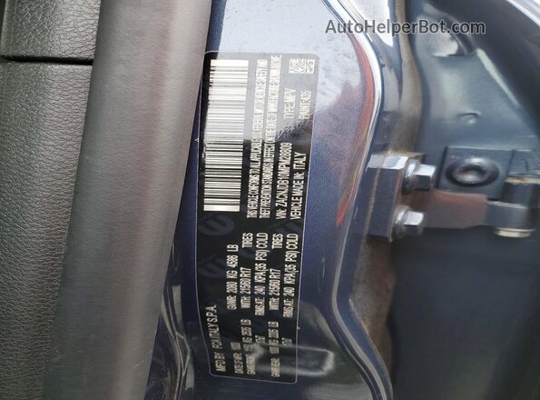 ZACNJDB10MPM28809 2021 JEEP RENEGADE Blue Widok wnętrza 360 stopni