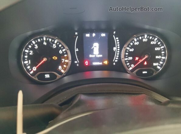 ZACNJDB11PPP29626 2023 JEEP RENEGADE Black Вид щитка приладів