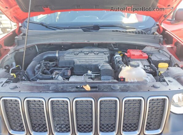 ZACNJDB18PPP35892 2023 JEEP RENEGADE Красный Вид подкапотного пространства