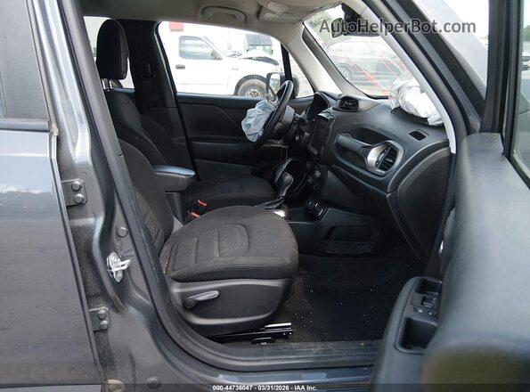ZACNJDB19NPN78614 2022 JEEP RENEGADE Gray Front interior view