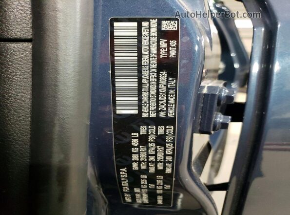 ZACNJDB1XMPM08924 2021 JEEP RENEGADE Blue Widok wnętrza 360 stopni