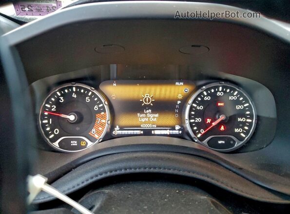 ZACNJDBB0MPM47952 2021 JEEP RENEGADE Gray Instrument cluster view
