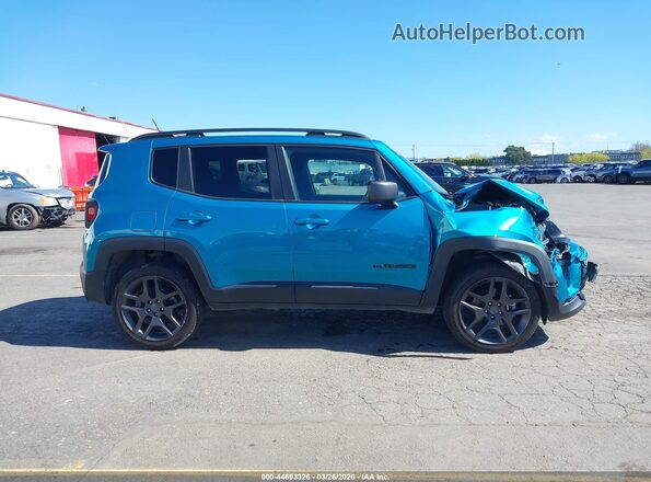 ZACNJDBB0MPN08250 2021 JEEP RENEGADE Teal Rear interior view