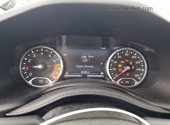ZACNJDBB1MPM78286 2021 JEEP RENEGADE Charcoal Instrument cluster view