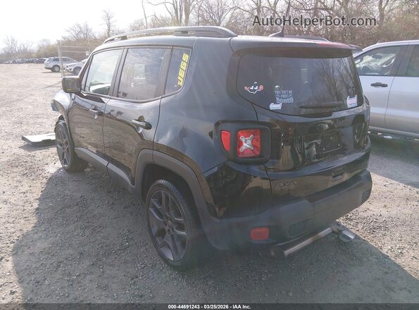 ZACNJDBB1MPN10699 2021 JEEP RENEGADE Black უკანა მარცხენა