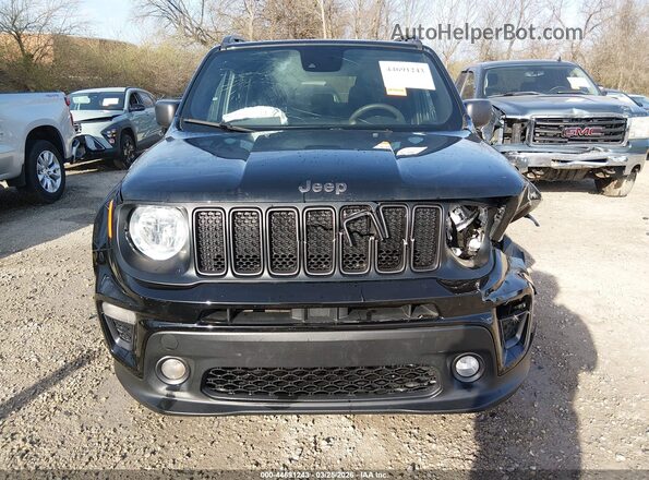 ZACNJDBB1MPN10699 2021 JEEP RENEGADE Black უკანა სალონის ხედი