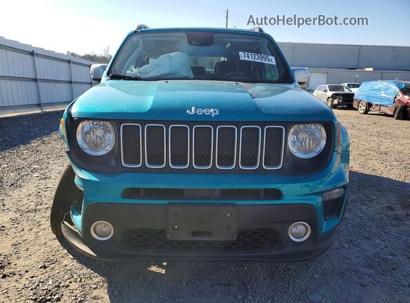 ZACNJDBB3MPM82534 2021 JEEP RENEGADE Turquoise Front view