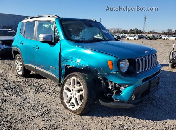 ZACNJDBB3MPM82534 2021 JEEP RENEGADE Turquoise Front right