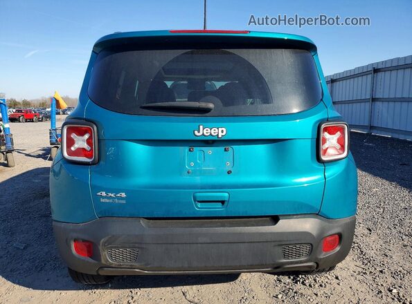 ZACNJDBB3MPM82534 2021 JEEP RENEGADE Turquoise Rear view