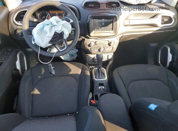 ZACNJDBB3MPM82534 2021 JEEP RENEGADE Turquoise Dashboard view